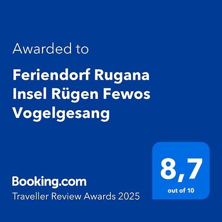 Feriendorf Rugana Insel Ruegen Fewos Vogelgesang Dranske Exterior photo